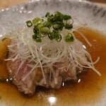 蕎麦の実 - 合鴨ロース煮