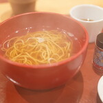 一止廬川口 - 温かいお蕎麦