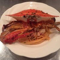 ビストロ フレッシュ - 初回の渡り蟹パスタ１