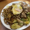 あおやぎやきそば - いか 肉 玉子 入り焼きそば＋108円分麺増量
