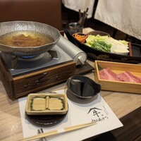 黄金出汁しゃぶと江戸前寿司 肉のあさつ 梅田お初天神店 - 