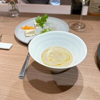 Akihisa Handa -   洞爺湖丸田農園産ゴボウのポタージュ＠1,000円（税込）