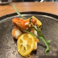Chez Tetsu - 車海老にサワラ