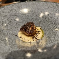 Chez Tetsu - 百合根と帆立フォアグラに黒トリュフ