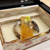 馬車道 大かわ - 自家製からすみ　どんこ椎茸　かぶら餡