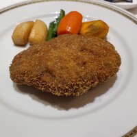 みかわや - メインをビーフシチューからメンチカツに変更した