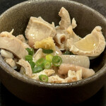 水たき 長野 - 甘酸っぱい突き出し