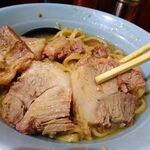 ラーメン 盛太郎 - チャーシュー麺　1,100円（野菜マシマシ、薄味）