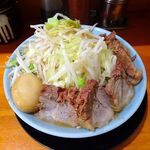 ラーメン 盛太郎 - チャーシュー麺　1,100円（野菜マシマシ、薄味）