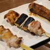 俺のやきとり - 《厳選3種串》(税込1,280円)
②手捏ね生つくね
③赤鶏(丹波山本)の葱間串
④山形豚(山形県認定)のバラ串