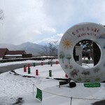 清泉寮ジャージーハット - 今年は氷のリースがありました