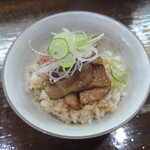 らあめん サンド - 炙りチャーシュー丼