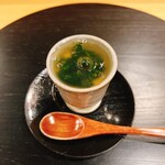 鮨駒 - あおさ茶碗蒸し