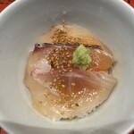 道後 海舟 - 食事：鯛飯（宇和島鯛めし）