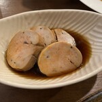 金町製麺 - 自家製あん肝の煮付け　400円