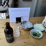 大衆食堂みゆき - オニスラとお浸しをあてに