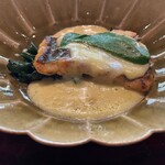 環坂 - アナゴのヴァプール法蓮草添え