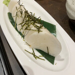 濃厚水炊き かぐら - 山芋のスライス