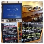 Torattoria Akka - 場所はお気に入りの串揚げやさん「禅」と同じビルの２階です。 
      この辺りの地理に不案内な方は少し解りずらいかもしれません。 
      渡辺通り側に看板が出ています。 