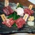 熊本牧場直営 岩部商店 - 料理写真:熊本本産馬刺し  5種盛り合わせ