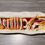 龍のかくれんぼ - スルメイカ1本 しょう油焼①