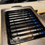 味道苑 - 網を替えていただいた