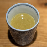 鶏焼肉のんき - 追加で頼んだ 濃厚鶏ガラスープ