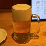 鶏焼肉のんき - やっぱりおビール♪