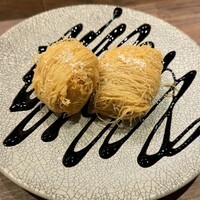 恵比寿ビストロ 猫も杓子も - 長崎県対馬産大穴子のカリッとフリット1,100円