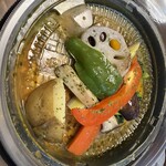 Soup with - 野菜は別盛り