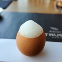 アルティザン ドゥ ラ トリュフ パリ - ⚫前菜1
                  「トリュフ入りスクランブルエッグ　”ブイヤード”」