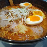 麺屋七彩 - 辛味噌ラーメン　玉子