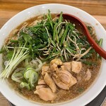 麺や 七彩 - 芹味噌 1400円(大盛り無料)