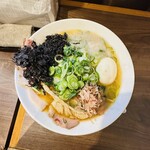 麺屋 誠 - 【味噌tp味玉×ネギ×岩のり×こってり】