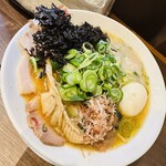 麺屋 誠 - 【味噌＝tp味玉×ネギ×岩のり×こってり】