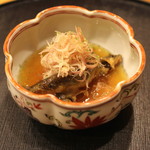 旬席 鈴江 - 稚鮎の素揚げ　甘酢餡かけ