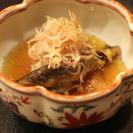 旬席 鈴江 - 稚鮎の素揚げ　甘酢餡かけ