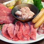 Sumibiyakiniku Genki - 【元喜焼肉盛り合わせ】御家族で食べて頂いても満足いただけるボリュームになっております。