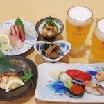 Asahi Zushi - 晩酌セット