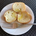 りんでんばーむ - しらすの長ねぎのペペロンチーノ&ミニドリア　ガーリックトースト付　1,375円　