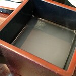 蕎麦処つゆ下梅の花 - 蕎麦湯