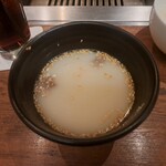 焼肉うしごろ - 濃厚コラーゲンのコムタンスープです。