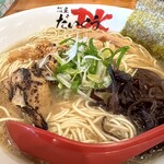 麺屋 だいくう - 博多中華そば（大盛り）　　　　　　　　　　　　　　　　　　　　　　【Aセット】¥950円　大盛りなので¥1050
      （中華そば＋唐揚げ＋ご飯）