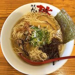 麺屋 だいくう - 博多中華そば（大盛り）　　　　　　　　　　　　　　　　　　　　　【Aセット】¥950円　大盛りなので¥1050
      （中華そば＋唐揚げ＋ご飯）