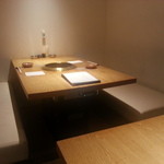 和牛 まつした - 掘り炬燵の席