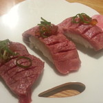 和牛 まつした - 炙り寿司