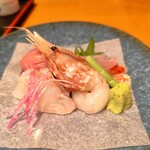 南部屋・海扇閣 - 基本セットのお造り