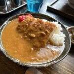 RAMEN KURAICHI - ハーフカツカレー！
