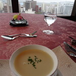 日和庵 - 口直しの温かいスープ