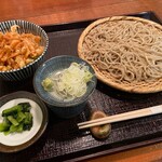 蕎麦うえ田 - 二八そばと桜海老の小天丼 1700円